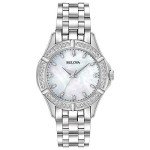 Bulova Ladies' Diamond Dial Quartz Watch 96R233