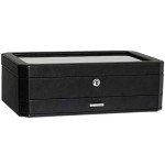 ROTHWELL Luxury 12 Slot Leather Watch Box