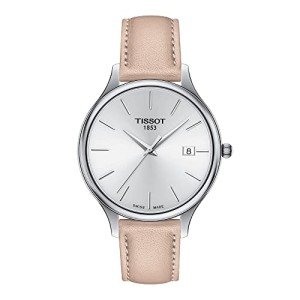 Tissot Women's Bella Ora Beige Leather Watch