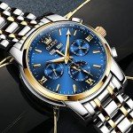 OLEVS Men's Automatic Moon Phase Dress Watch