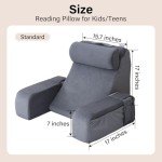 Cozy Back Support Pillow for Reading & TV