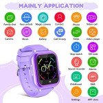 OKYUK Waterproof Smart Watch for Kids 3-15