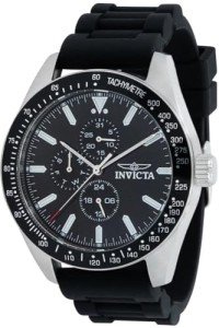 Invicta Men's Aviator Black Dial Quartz Watch