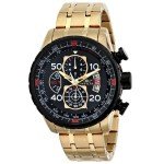 Invicta Men's Aviator Yellow Gold Chronograph Watch