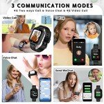 OKYUK 4G Kids SmartWatch with GPS and SOS