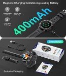 Tactical Bluetooth Smartwatch for Men with Health Monitor