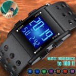 Men's Waterproof LED Digital Sports Watch
