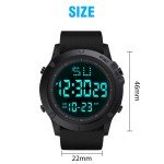 Men's Waterproof Digital Military Sports Watch