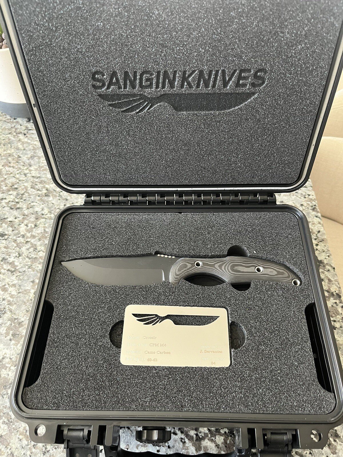 Sangin Corsair Camo Carbon Fiber Watch