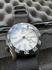 Sangin Instruments Oxford Black K2 Diver Watch