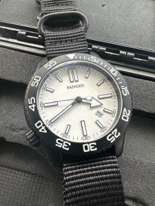 Sangin Instruments Oxford Black K2 Diver Watch