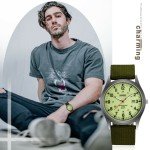 Men's Military Luminous 24-Hour Dial Quartz Watch