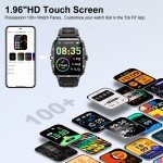 Tactical Men's Fitness Smart Watch with Heart Rate