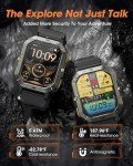 Men's Military Smart Watch with Fitness Tracker