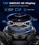 DREMAC Men's Military Smart Watch - 1.43" AMOLED Display