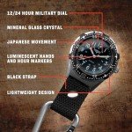 Dakota Backpacker Clip Watch with Carabiner Strap