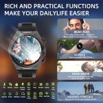 Tactical Smartwatch with Touchscreen and Health Tracker