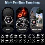 Tactical Smartwatch with Touchscreen and Health Tracker