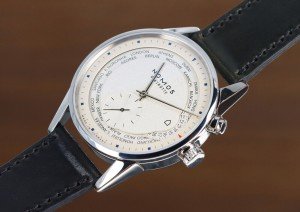 Nomos Glashütte Zurich World Time Watch 40mm