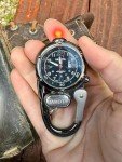 Dakota Mini Clip Watch with LED Flashlight