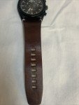 Swiss Tactical Men's Watch with Leather Band