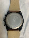 Swiss Tactical Men's Watch with Leather Band