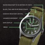 Smith & Wesson Men's Military Multi-Canvas Strap Watch