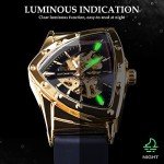 Transparent Skeleton Dial Men's Mechanical Watch