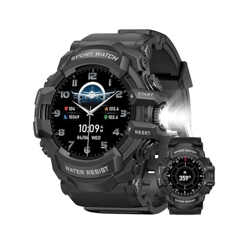 MIDDOW Smart Watch with Calls, Compass & Sports Monitoring