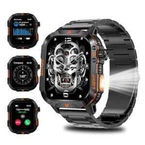 Men's Military Smart Watch with Altimeter & Compass