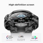 MIDDOW Smart Watch with Calls, Compass & Sports Monitoring