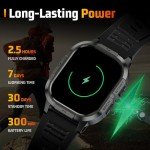 Tactical Military Smart Watch with Fitness Tracker