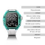 RYUEUYA Clear Rugged Case and Band for Apple Watch