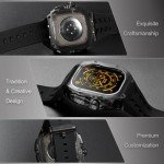 RYUEUYA Clear Rugged Case and Band for Apple Watch