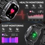Rugged Military Smart Watch with HD Screen