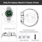DGYSG Rugged Metal Bumper Case for Galaxy Watch 6