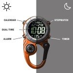 Dakota Digital Backpacker Tactical Clip Pocket Watch