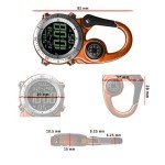 Dakota Digital Backpacker Tactical Clip Pocket Watch