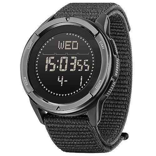 DIDITIME Men's Tactical Waterproof Digital Watch