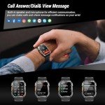 Men's Military Smart Watch with Fitness Tracker