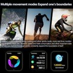 Military Smartwatch with Earbuds for Men