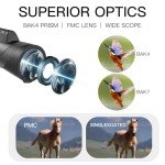 High Power Waterproof Monocular with Tripod 10x42