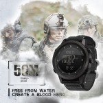 Men's Tactical Smart Watch with Altimeter & Compass