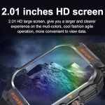 Military Smartwatch with Earbuds for Men