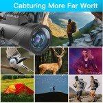 High Power Waterproof Monocular with Tripod 10x42