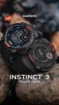 Garmin Instinct 3 GPS Smartwatch with Health Monitoring