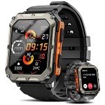 Men's Tactical Smart Watch with Blood Pressure Monitor