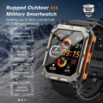 Men's Tactical Smart Watch with Blood Pressure Monitor