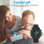 Men's Waterproof Tactical Digital Sports Watch