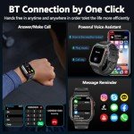 Military Smartwatch with GPS and Fitness Tracking